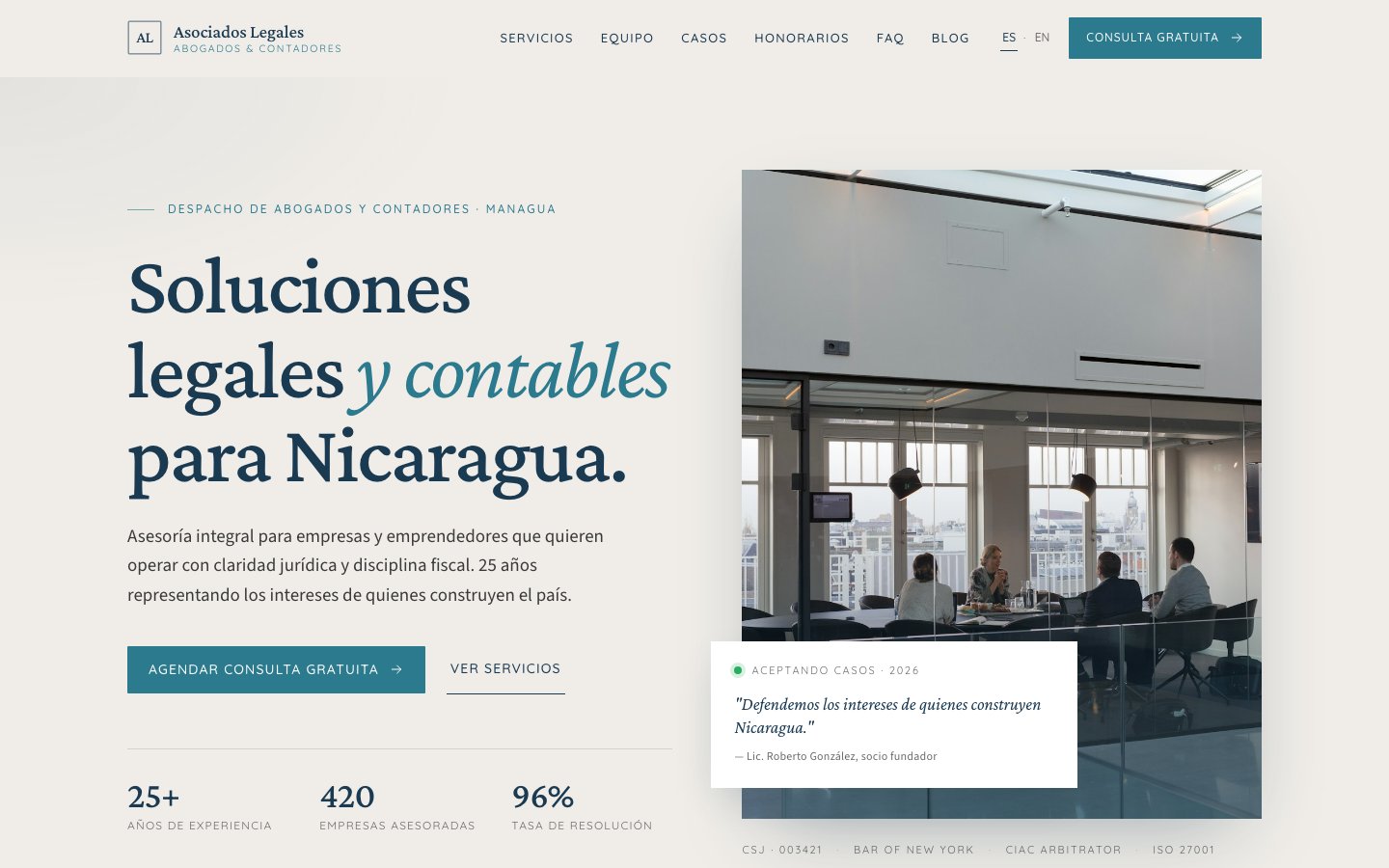 Preview de Asociados Legales